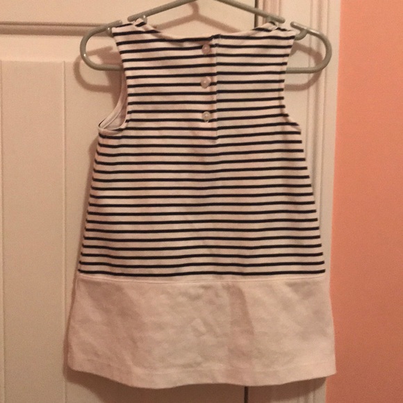 Janie and Jack navy and white striped dress - Picture 2 of 2